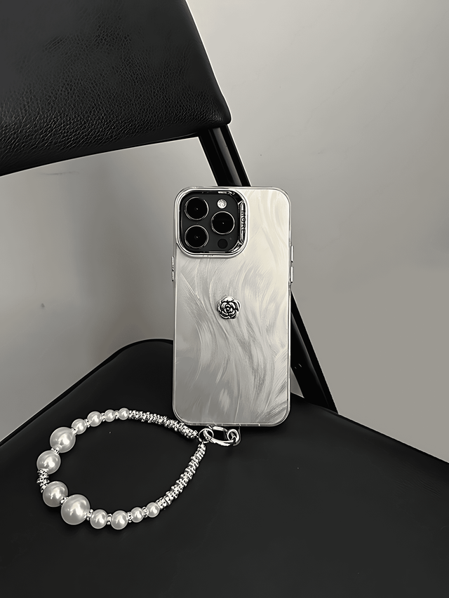 The Silver Camellia Phone Case: A Touch of Elegance for Every Outfit